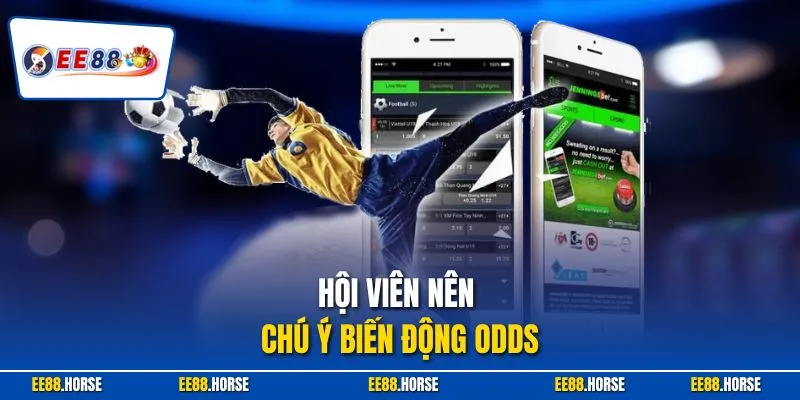 Hội viên nên chú ý biến động Odds