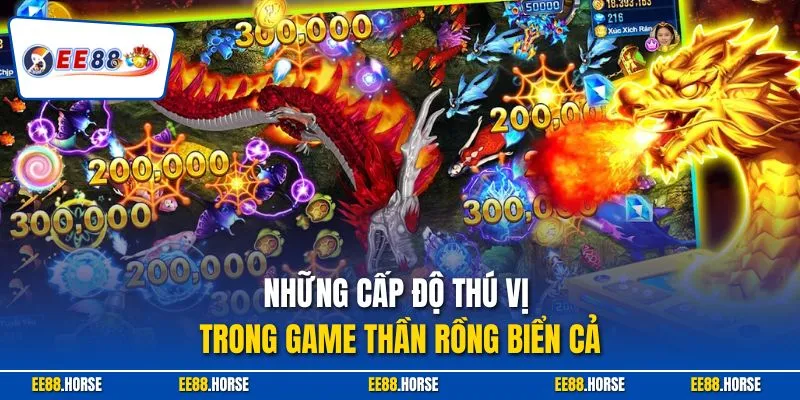 Những cấp độ thú vị trong game thần rồng biển cả
